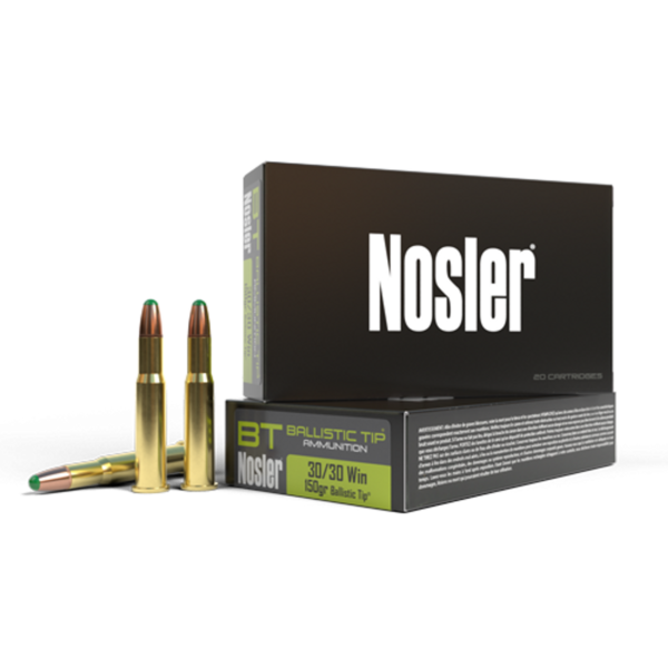 Nosler Ballistic Tip 30-30 Win 150 Gr RN 20 Rds