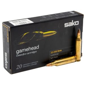 Sako Gamehead 22-250 Rem 50 gr SP 20 Rounds
