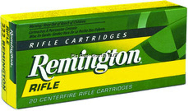Remington Standard Rifle Ammo 7.62X39 PSP 125 Grains 2365 fps 20 Boxed