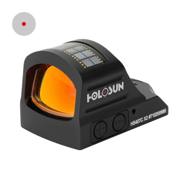 Holosun HS407C-X2 2 MOA Red Dot Sight Black